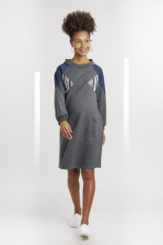 Robe Street Wear A Story Imprimé Rayé-Robe-Tale Me
