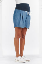 Short Pinces à Nouer Bleu Denim-Short-Tale Me