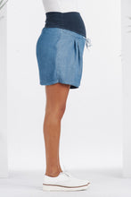 Short Pinces à Nouer Bleu Denim-Short-Tale Me