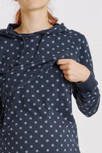 Sweat Capuche à Pois Bleu-Haut manches longues-Tale Me