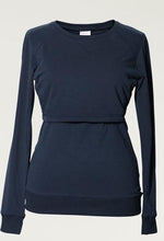 Sweat Grossesse et Allaitement Noir-Haut manches longues-Tale Me