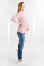 Sweat Grossesse et Allaitement Vieux Rose-Haut manches longues-Tale Me