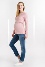 Sweat Grossesse et Allaitement Vieux Rose-Haut manches longues-Tale Me