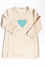 Sweat Velour Coeur Rouge-Haut manches longues-Tale Me