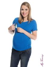 T-shirt Allaitement et Grossesse Vert-Haut manches courtes-Tale Me
