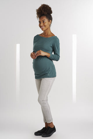 T-shirt Beollara Vert Emeraude-Haut manches longues-Tale Me