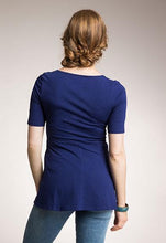 T-shirt de Grossesse et Allaitement Bleu Nuit-Haut manches courtes-Tale Me