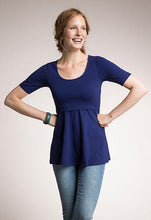 T-shirt de Grossesse et Allaitement Corail-Haut manches courtes-Tale Me