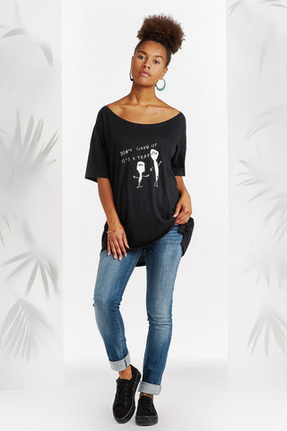 T-shirt Don't Grow Up It's A Trap-Haut manches courtes-Tale Me