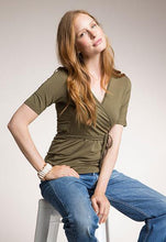 T-shirt Grossesse et Allaitement Bleu Nuit-Haut manches courtes-Tale Me
