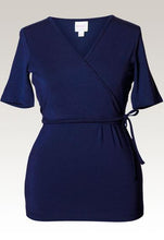 T-shirt Grossesse et Allaitement Bleu Nuit-Haut manches courtes-Tale Me