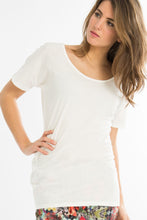 T-shirt Sei Blanc-Haut manches courtes-Tale Me