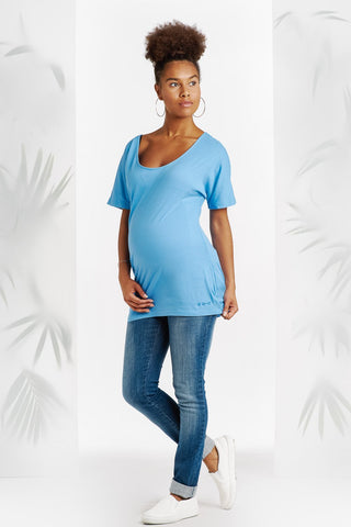 T-shirt Sei Bleu-Haut manches courtes-Tale Me