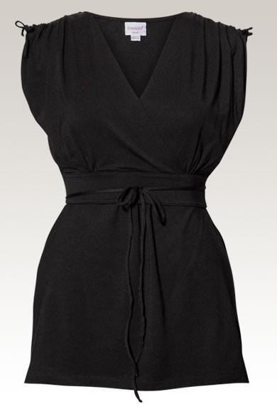 Top Bianca Noir-Haut manches courtes-Tale Me