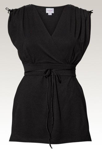 Top Bianca Noir-Haut manches courtes-Tale Me