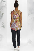 Top Foulard Rose-Haut manches courtes-Tale Me