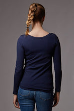 Top Hanna Bleu-Haut manches longues-Tale Me