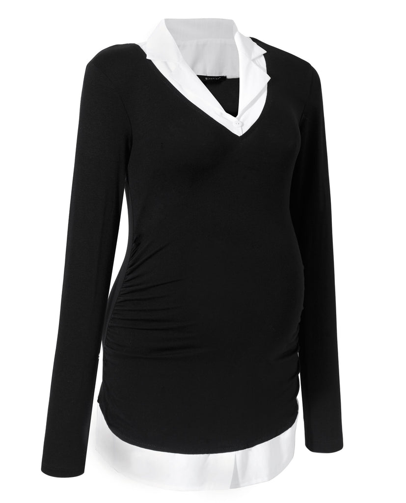 Top Madeline noir-Haut manches longues-Tale Me