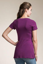Top Sophia Navy-Haut manches courtes-Tale Me