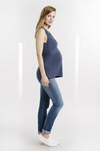 Top Sophia Sans Manches Navy-Haut manches courtes-Tale Me