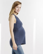 Top Sophia Sans Manches Navy-Haut manches courtes-Tale Me