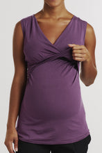 Top Sophia Sans Manches Violet-Haut manches courtes-Tale Me