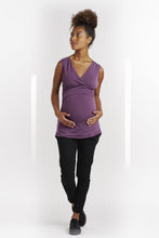 Top Sophia Sans Manches Violet-Haut manches courtes-Tale Me