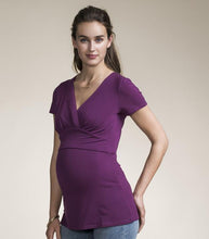 Top Sophia Violet-Haut manches courtes-Tale Me