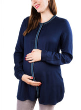 Tunique Boho Navy-Haut manches longues-Tale Me