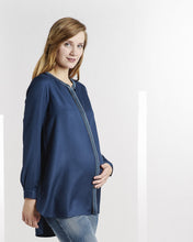 Tunique Boho Navy-Haut manches longues-Tale Me
